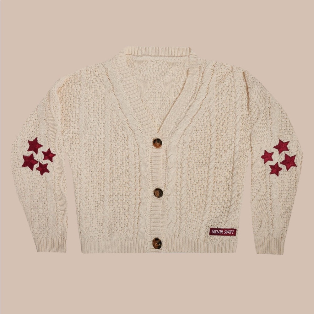 ⭐️Official Taylor Swift Red Cardigan, M/L , BRAND NEW